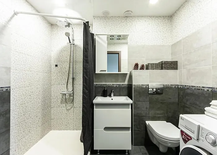 דירה Spacious And Modern With Free Parking וילנה